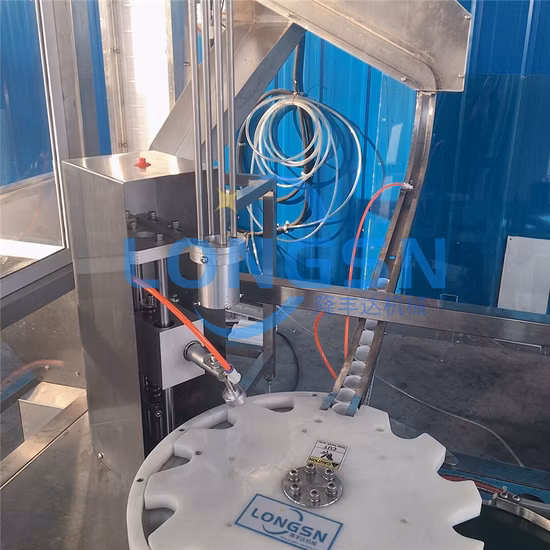 Automatic Plastic Medical Child Proof Cap Liner Wad Inserting Assembling Compression Machine